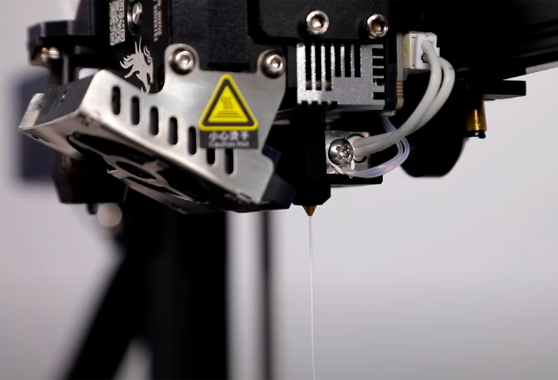 The Sprite dual gear direct extruder on the Ender 3 S1 Plus 3D printer